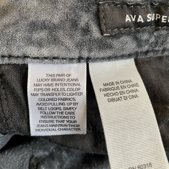 Women’s Lucky Brand Crushed Velvet Jeans Size 8/29 - Picture 5 of 8